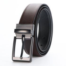 2-in-1 Reversible Belts For Woman,Woman Belt, Leather Dress Belts With Single Prong Buckle For Suits, Jeans, Uniform (Option: 125cm)
