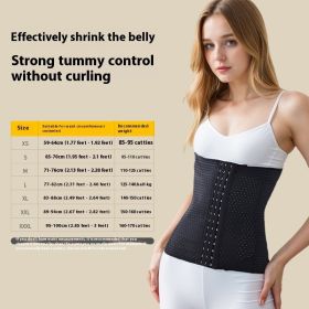 Sports Body Shaping Clothing Belly Band Waist Fitness (Option: Black-XS)